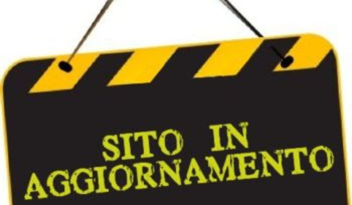 Sito in aggiornamento!